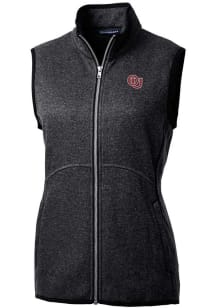 Cutter and Buck Oklahoma Sooners Womens Charcoal Mainsail Vault Vest