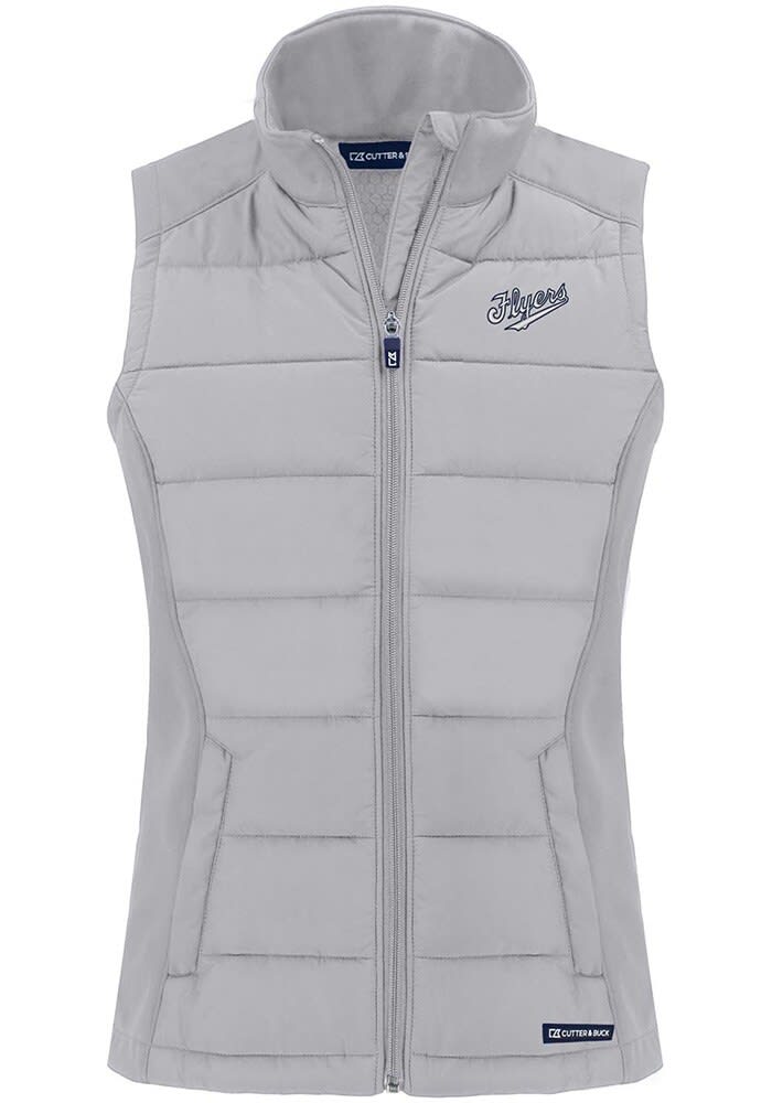 Cutter and Buck Dayton Flyers Womens Charcoal Vault Evoke Vest