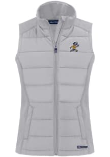 Cutter and Buck East Tennesse State Buccaneers Womens Charcoal Vault Evoke Vest