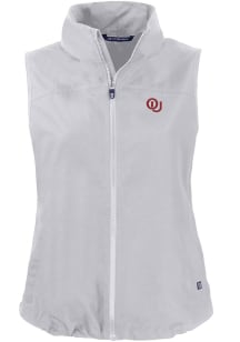 Cutter and Buck Oklahoma Sooners Womens Grey Charter Vault Vest