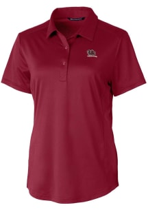 Cutter and Buck South Carolina Gamecocks Womens Red Prospect Vault Short Sleeve Polo Shirt