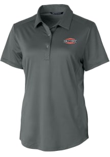 Cutter and Buck Rally House Womens Grey Employee Prospect Short Sleeve Polo Shirt