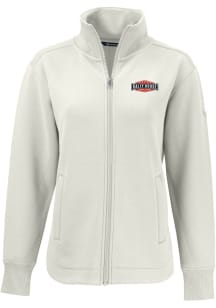 Cutter and Buck Rally House Womens White Employee Roam Light Weight Jacket