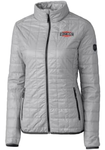 Cutter and Buck Rally House Womens Grey Employee Rainier PrimaLoft Filled Jacket