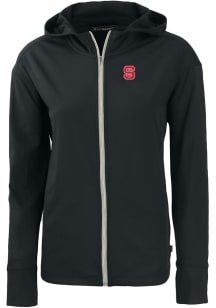 Cutter and Buck NC State Wolfpack Womens Black Daybreak Light Weight Jacket