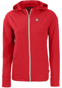Cutter and Buck Rutgers Scarlet Knights Womens Red Daybreak Light Weight Jacket