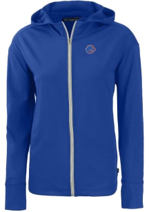 Cutter and Buck Boise State Broncos Womens Blue Daybreak Light Weight Jacket