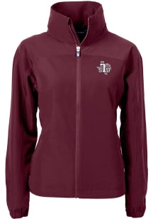Cutter and Buck Texas Southern Tigers Womens Maroon Charter Eco Light Weight Jacket