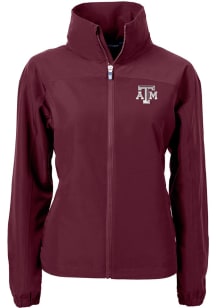 Cutter and Buck Texas A&amp;M Aggies Womens Maroon Charter Eco Light Weight Jacket