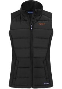 Cutter and Buck Pacific Tigers Womens Black Evoke Vest