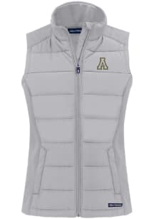 Cutter and Buck Appalachian State Mountaineers Womens Charcoal Evoke Vest