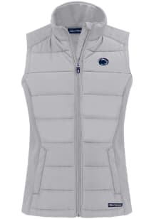 Cutter and Buck Penn State Nittany Lions Womens Grey Evoke Vest