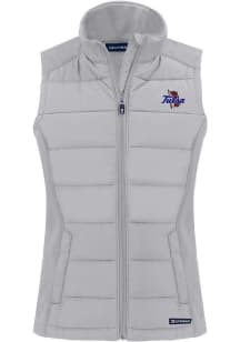 Cutter and Buck Tulsa Golden Hurricane Womens Charcoal Evoke Vest