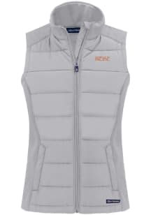 Cutter and Buck Pacific Tigers Womens Charcoal Evoke Vest