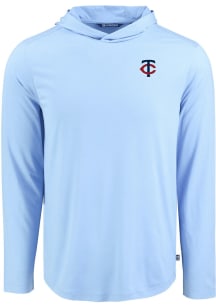 Cutter and Buck Minnesota Twins Mens Light Blue Coastline Hood