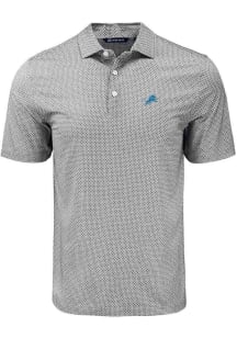 Cutter and Buck Detroit Lions  Pike Diamond Dot Big and Tall Polo