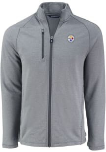 Cutter and Buck Pittsburgh Steelers Mens Grey Pehastin Light Weight Jacket