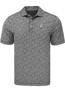 Cincinnati Bearcats Black Cutter and Buck Pike Flora Big and Tall Polo