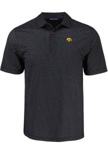 Iowa Hawkeyes  Cutter and Buck Shadow Check Big and Tall Polo