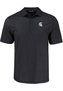 Michigan State Spartans  Cutter and Buck Shadow Check Big and Tall Polo