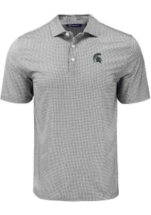 Michigan State Spartans  Cutter and Buck Pike Diamond Dot Big and Tall Polo