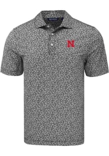 Nebraska Cornhuskers  Cutter and Buck Pike Flora Big and Tall Polo