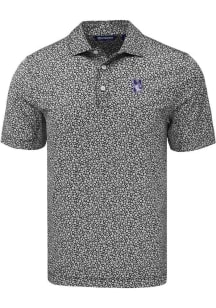 Northwestern Wildcats  Cutter and Buck Pike Flora Big and Tall Polo