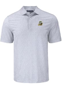 Oregon Ducks Grey Cutter and Buck Pike Flora Big and Tall Polo