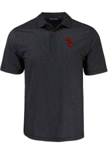 USC Trojans  Cutter and Buck Shadow Check Big and Tall Polo