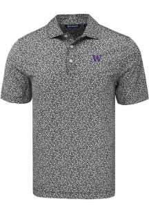 Washington Huskies  Cutter and Buck Pike Flora Big and Tall Polo