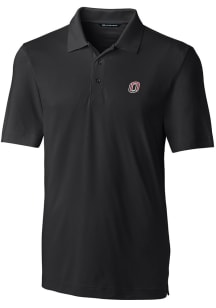 Cutter and Buck UNO Mavericks Mens Black Forge Short Sleeve Polo