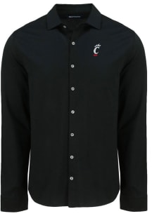 Cutter and Buck Cincinnati Bearcats Mens  Advantage Soft Pique Long Sleeve Dress Shirt