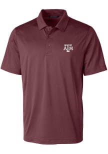 Cutter and Buck Texas A&amp;M Aggies Mens Maroon Prospect Short Sleeve Polo