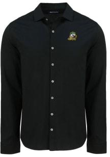 Cutter and Buck Oregon Ducks Mens  Advantage Soft Pique Long Sleeve Dress Shirt