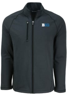 Mens Big Ten Black Cutter and Buck Pehastin Light Weight Jacket