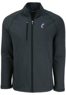 Mens Cincinnati Bearcats Black Cutter and Buck Pehastin Light Weight Jacket