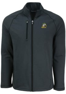 Mens Oregon Ducks Black Cutter and Buck Pehastin Light Weight Jacket