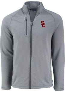 Mens USC Trojans Grey Cutter and Buck Pehastin Light Weight Jacket