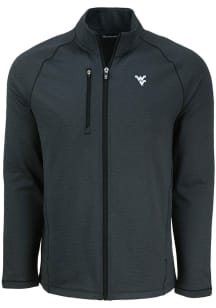 Cutter and Buck West Virginia Mountaineers Mens Black Pehastin Light Weight Jacket