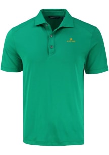 Cutter and Buck Notre Dame Fighting Irish Mens Kelly Green Forge Recycled Short Sleeve Polo