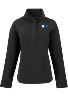 Womens Big Ten  Cutter and Buck Hunts Point Qtr Zip