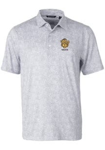 Cutter and Buck Missouri Tigers Mens Grey Constellation Short Sleeve Polo