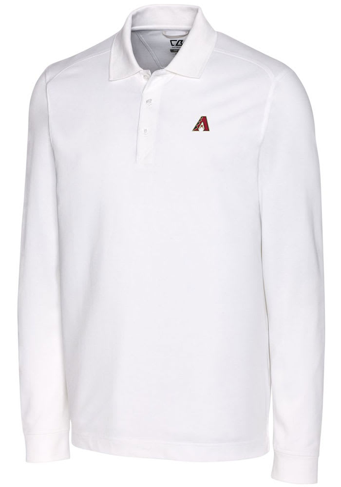 Arizona Diamondbacks Columbia Pin High Omni-Wick Long Sleeve Polo - Black