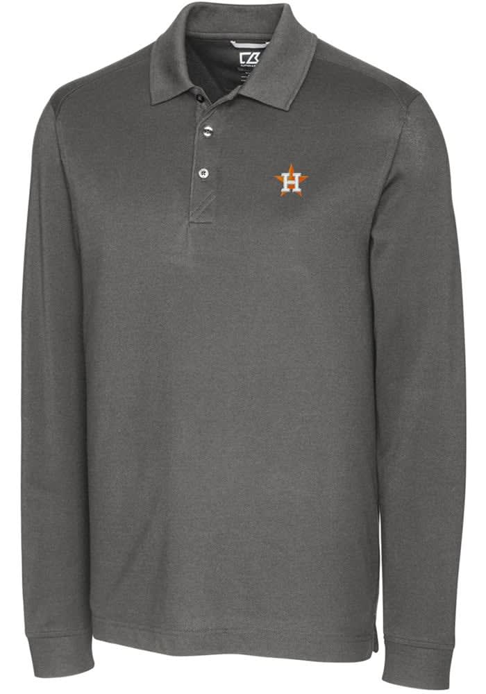 Men's Columbia Navy Houston Astros Set Omni-Wick Polo Size: Small