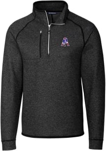 Cutter and Buck New England Patriots Mens Charcoal Mainsail Big and Tall 1/4 Zip Pullover