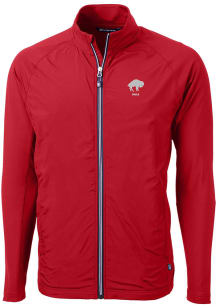 Cutter and Buck Buffalo Bills Mens Red Adapt Eco Big and Tall Light Weight Jacket