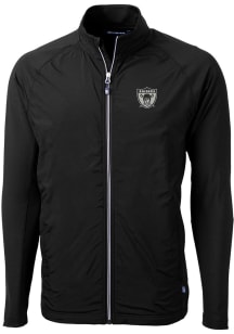 Cutter and Buck Las Vegas Raiders Mens Black Historic Adapt Eco Big and Tall Light Weight Jacket