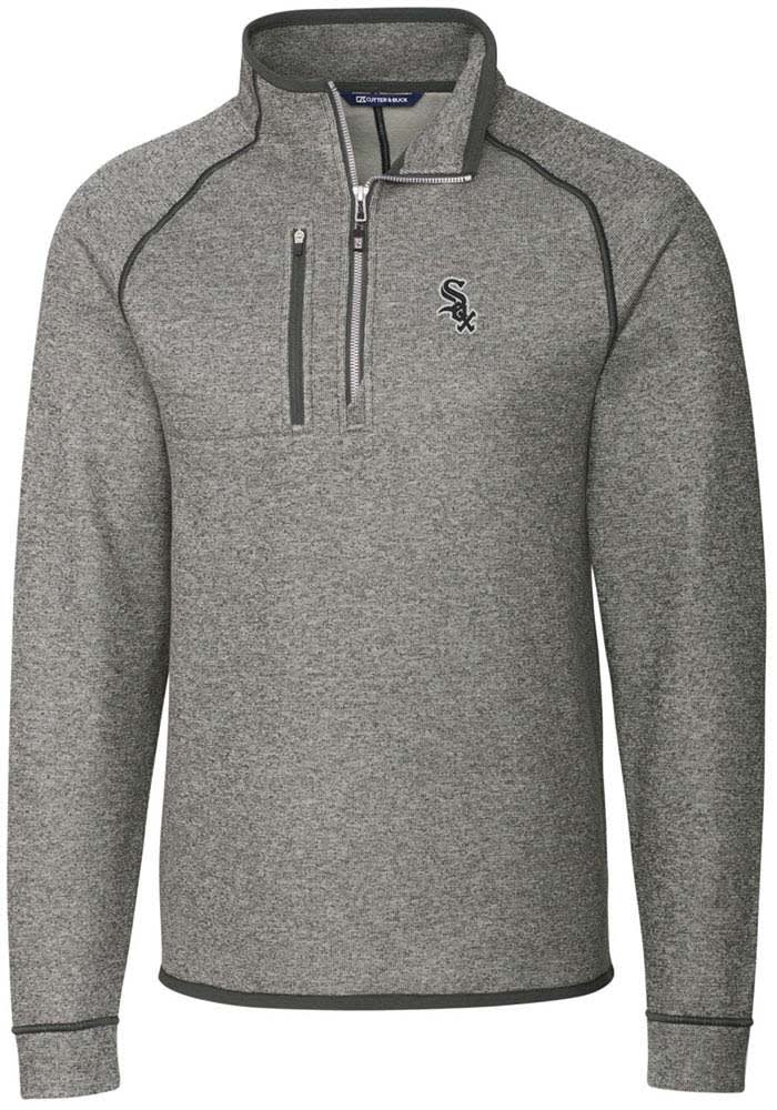 Cutter and Buck Chicago White Sox Mens Grey Mainsail Pullover Jackets