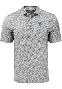 Cutter and Buck Kentucky Wildcats Black Alumni Pike Diamond Dot Big and Tall Polo