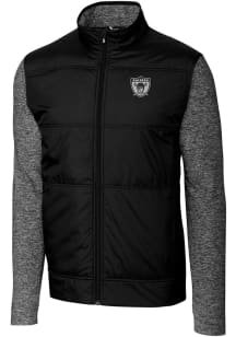 Cutter and Buck Las Vegas Raiders Mens Black Historic Stealth Big and Tall Light Weight Jacket